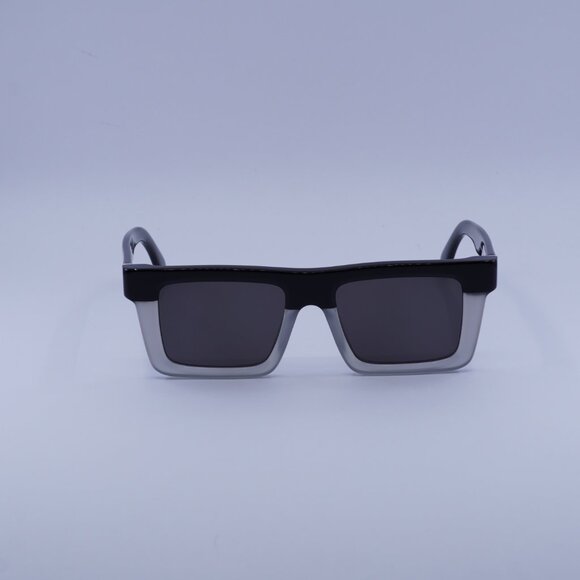 Palm Angels PERI109 NAPA 0907 Sunglasses Black/Grey Square Frame, Grey Lenses - Picture 3 of 9